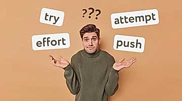 В чем разница между try, effort, attempt и push