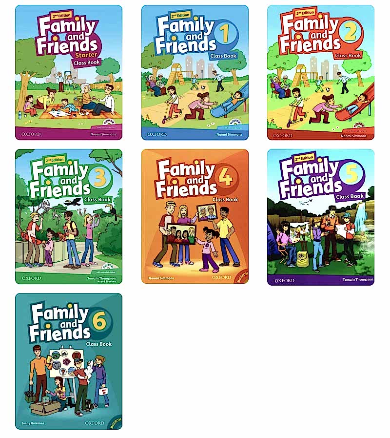 Серия учебников по английскому для детей Family and Friends