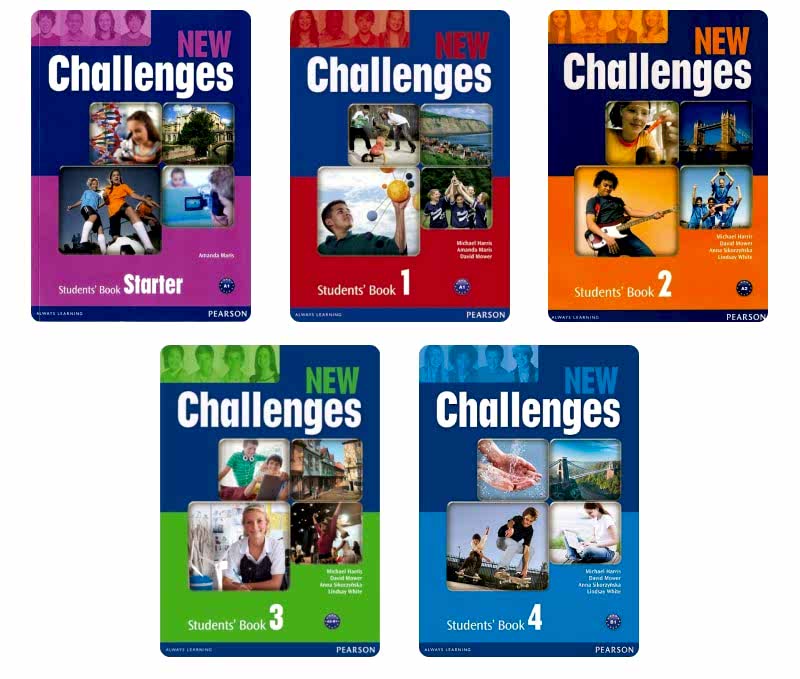 Серия учебников по английскому для подростков New Challenges
